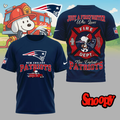 New England Patriots | Premium NFL Snoopy Firefighter 3D Shirt