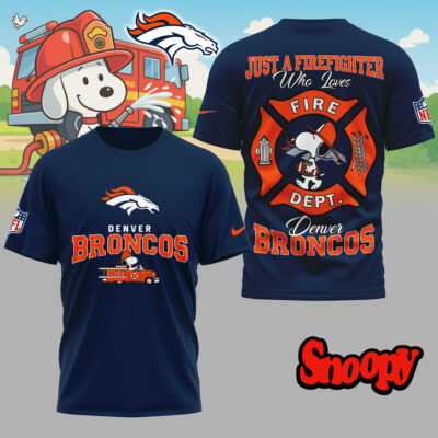 Denver Broncos | Premium NFL Snoopy Firefighter 3D Shirt