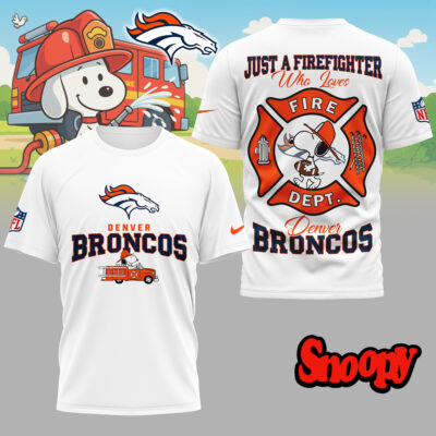 Denver Broncos | Premium NFL Snoopy Firefighter 3D Shirt