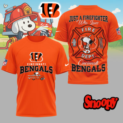 Cincinnati Bengals | Premium NFL Snoopy Firefighter 3D Shirt