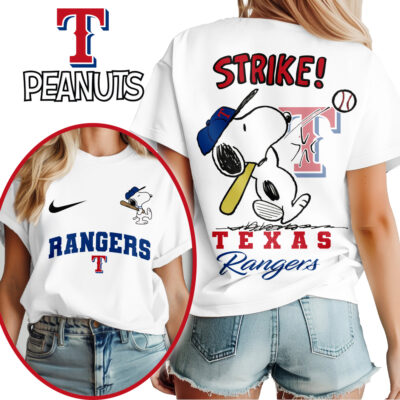 Texas Rangers | Premium MLB x Peanuts Fan 3D Shirt