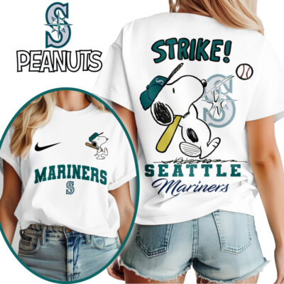 Seattle Mariners | Premium MLB x Peanuts Fan 3D Shirt