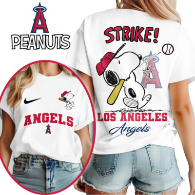 Los Angeles Angels | Premium MLB x Peanuts Fan 3D Shirt