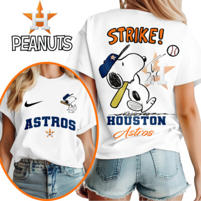 Houston Astros | Premium MLB x Peanuts Fan 3D Shirt