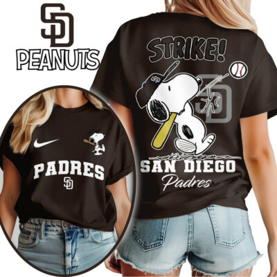 San Diego Padres | Premium MLB x Peanuts Fan 3D Shirt