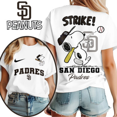 San Diego Padres | Premium MLB x Peanuts Fan 3D Shirt