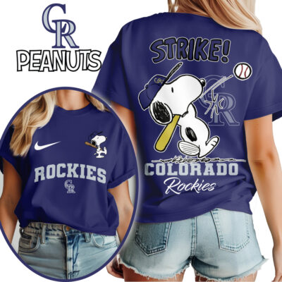 Colorado Rockies | Premium MLB x Peanuts Fan 3D Shirt