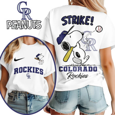 Colorado Rockies | Premium MLB x Peanuts Fan 3D Shirt