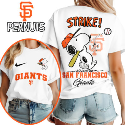 San Francisco Giants | Premium MLB x Peanuts Fan 3D Shirt