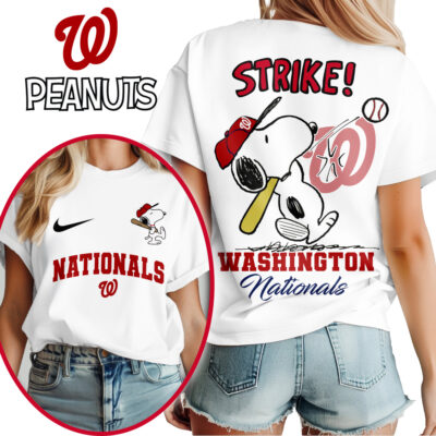 Washington Nationals | Premium MLB x Peanuts Fan 3D Shirt
