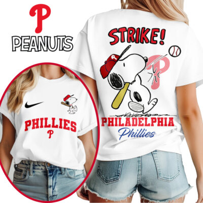 Philadelphia Phillies | Premium MLB x Peanuts Fan 3D Shirt