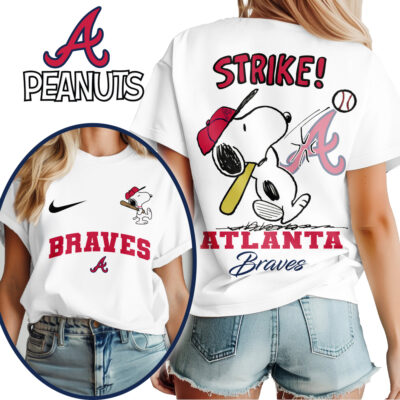 Atlanta Braves | Premium MLB x Peanuts Fan 3D Shirt
