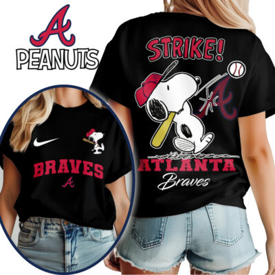Atlanta Braves | Premium MLB x Peanuts Fan 3D Shirt