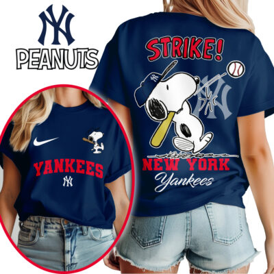 New York Yankees | Premium MLB x Peanuts Fan 3D Shirt