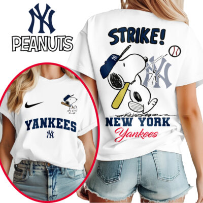 New York Yankees | Premium MLB x Peanuts Fan 3D Shirt