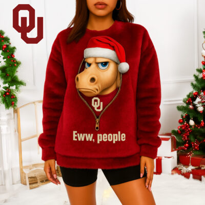Oklahoma Sooners | Premium NCAA Mascot Eww People Christmas 3D Sweater