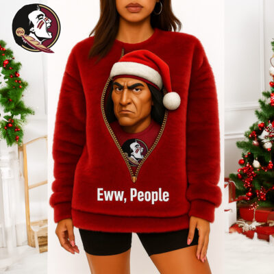 Florida State Seminoles | Premium NCAA Mascot Eww People Christmas 3D Sweater