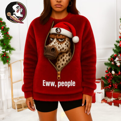 Florida State Seminoles | Premium NCAA Mascot Eww People Christmas 3D Sweater