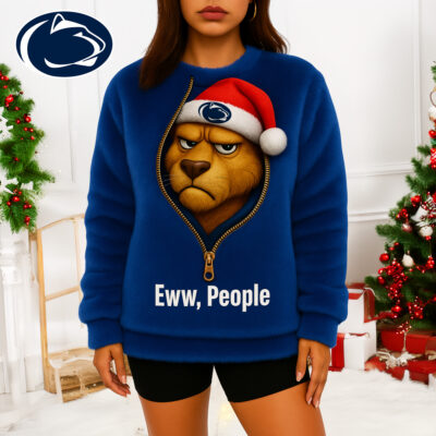 Penn State Nittany Lions | Premium NCAA Mascot Eww People Christmas 3D Sweater