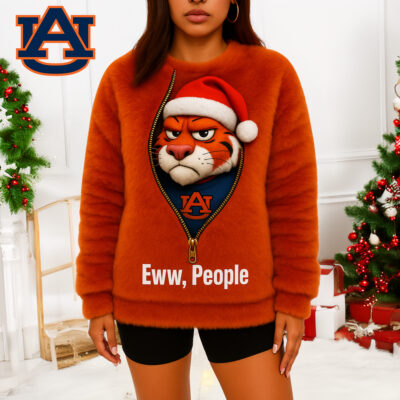 Auburn Tigers | Premium NCAA Mascot Eww People Christmas 3D Sweater