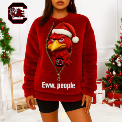 South Carolina Gamecocks | Premium NCAA Mascot Eww People Christmas 3D Sweater