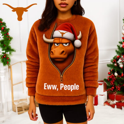 Texas Longhorns | Premium NCAA Mascot Eww People Christmas 3D Sweater