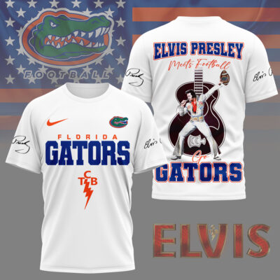 Florida Gators | Premium NCAA Elvis Presley Fan 3D Shirt