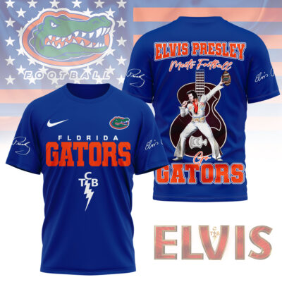 Florida Gators | Premium NCAA Elvis Presley Fan 3D Shirt