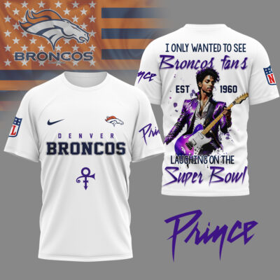 Denver Broncos | Premium NFL Prince Purple Reign Fan 3D Shirt