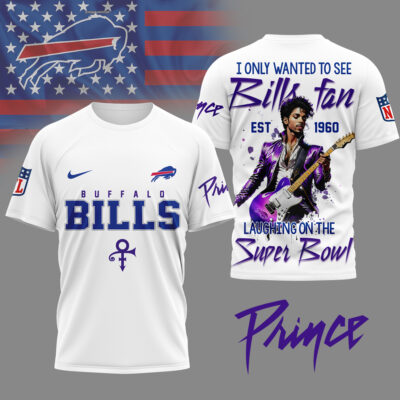 Buffalo Bills | Premium NFL Prince Purple Reign Fan 3D Shirt