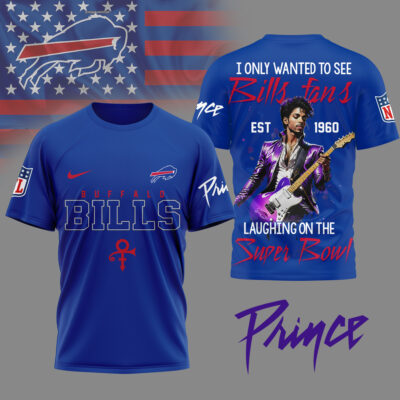Buffalo Bills | Premium NFL Prince Purple Reign Fan 3D Shirt