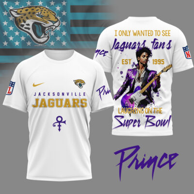 Jacksonville Jaguars | Premium NFL Prince Purple Reign Fan 3D Shirt