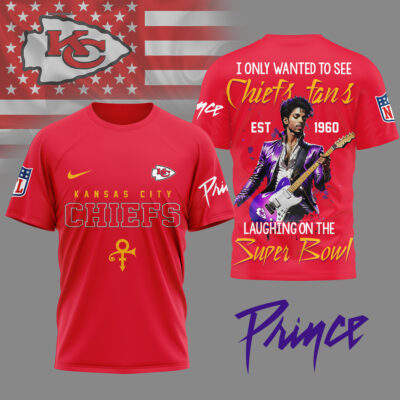 Kansas City Chiefs | Premium NFL Prince Purple Reign Fan 3D Shirt