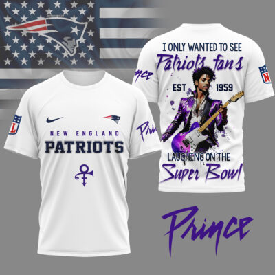 New England Patriots | Premium NFL Prince Purple Reign Fan 3D Shirt