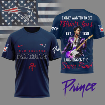 New England Patriots | Premium NFL Prince Purple Reign Fan 3D Shirt