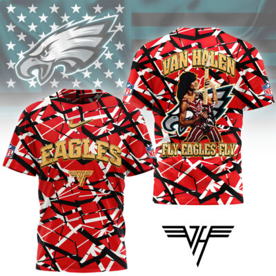 Philadelphia Eagles | Premium NFL Van Halen Fan 3D Shirt