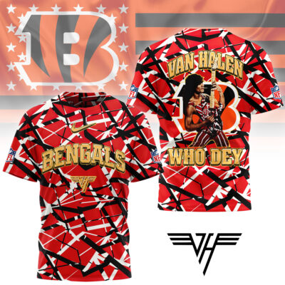 Cincinnati Bengals | Premium NFL Van Halen Fan 3D Shirt