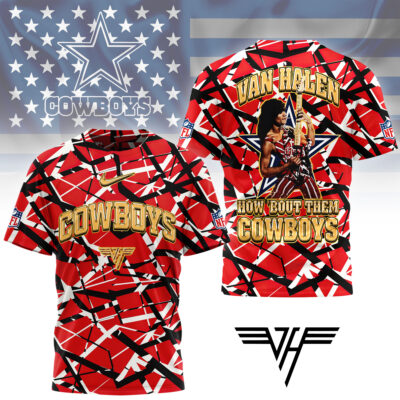 Dallas Cowboys | Premium NFL Van Halen Fan 3D Shirt