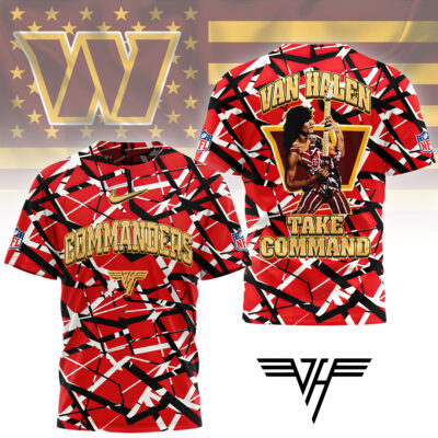 Washington Commanders | Premium NFL Van Halen Fan 3D Shirt