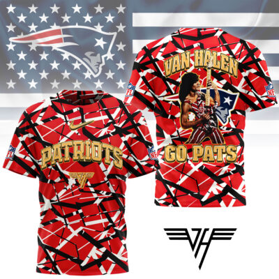 New England Patriots | Premium NFL Van Halen Fan 3D Shirt