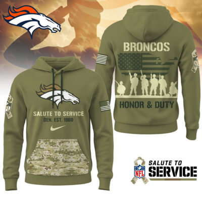 Denver Broncos | Premium NFL Salute To Service Hoodie
