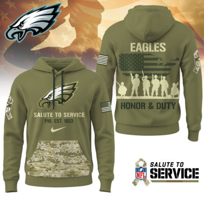 Philadelphia Eagles | Premium NFL Salute To Service Hoodie