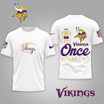 Minnesota Vikings | Premium NFL Once Before I Die Shirt