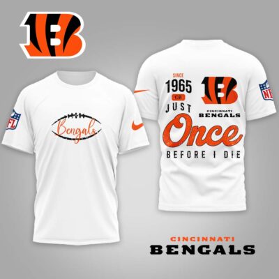 Cincinnati Bengals | Premium NFL Once Before I Die Shirt
