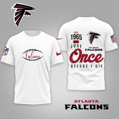 Atlanta Falcons | Premium NFL Once Before I Die Shirt - White