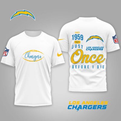 Los Angeles Chargers | Premium NFL Once Before I Die Shirt