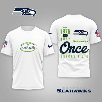 Seattle Seahawks | Premium NFL Once Before I Die Shirt