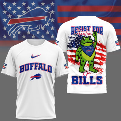 Buffalo Bills | Premium NFL Freedom Frog Fan 3D Shirt