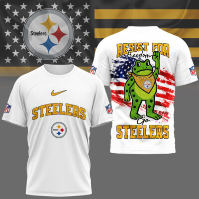Pittsburgh Steelers | Premium NFL Freedom Frog Fan 3D Shirt