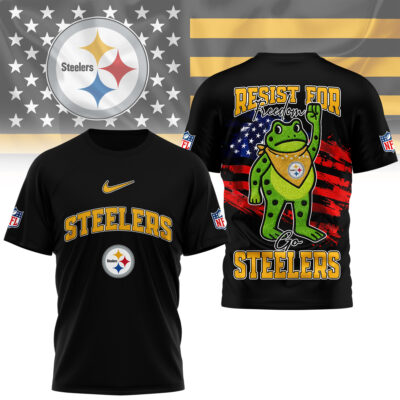 Pittsburgh Steelers | Premium NFL Freedom Frog Fan 3D Shirt